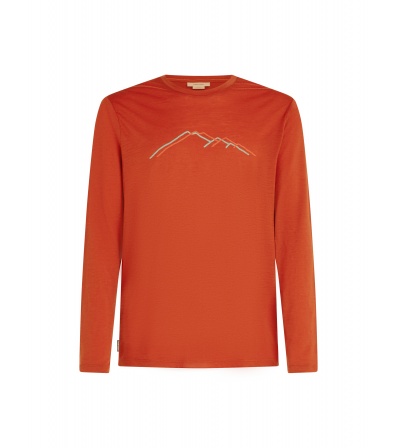 Тениска Icebreaker Merino 150 Tech Lite LS T-Shirt Rainer Ridge M's